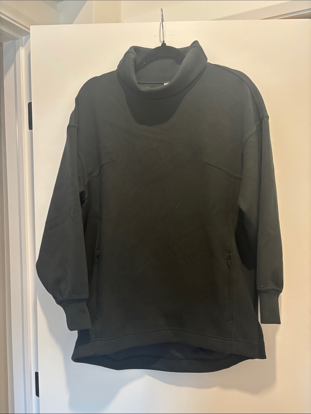 lululemon athletica Black Cowl Neck Women's Sweater
